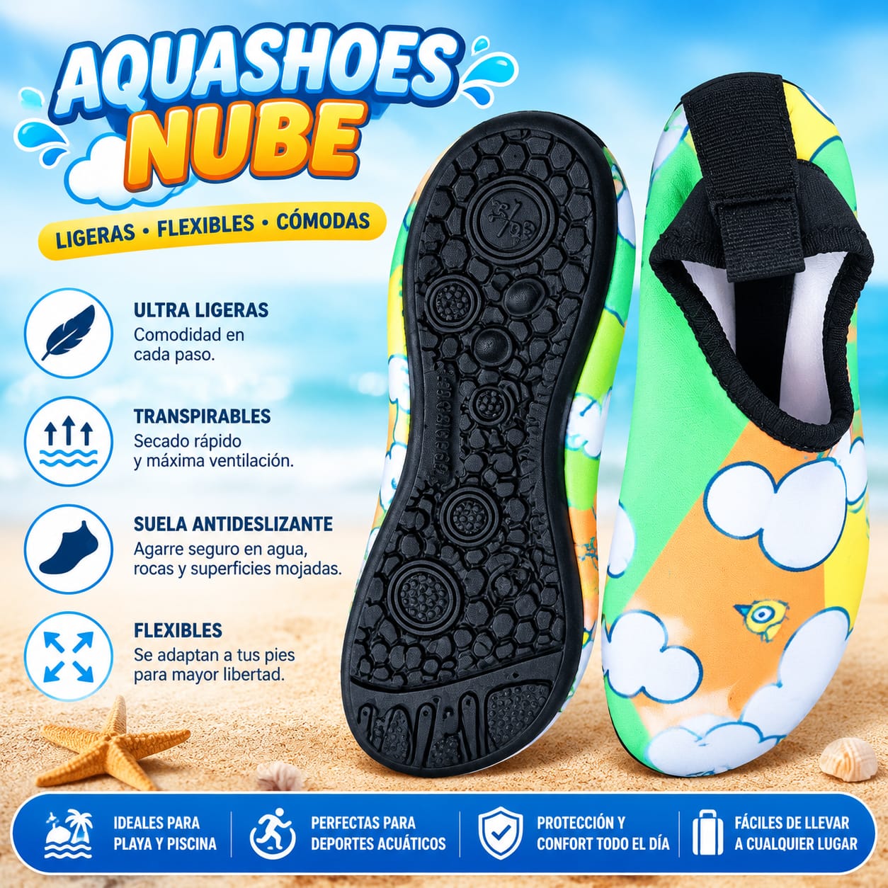 AQUASHOES NIÑOS NUBE